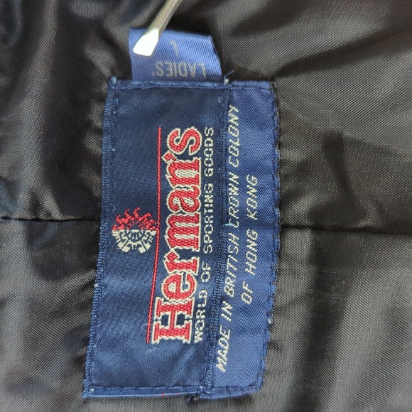 Hermans vintage Womans Black Snowsuit Size L - Picture 10 of 11